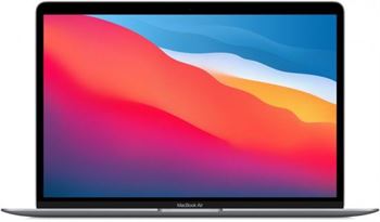 מחשב Apple MacBook Air 13 M1 Chip 8-Core CPU, 7-Core GPU, 256GB SSD Storage, 16GB Unified Memory - צבע Space Gray - מקלדת בעברית / אנגלית - דגם Z124-16-HB / Z12400072 mydigital