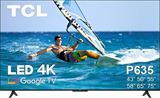 טלוויזיה חכמה TCL 43'' LED 4K UHD HDR 43P635 Google TV mydigital