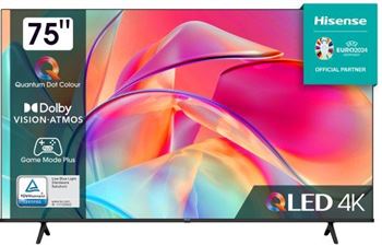 טלוויזיה חכמה Hisense 75 Inch UHD 4K Smart TV QLED&DLED 75E7KQ mydigital