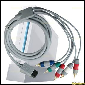 כבל component אודיו וידאו AV ל נינטנדו WII שנה אחריות mydigital