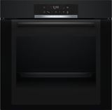 תנור בנוי פירוליטי 71 ליטר 7 תוכניות Bosch Serie 4 HBA372EB0 - צבע שחור - אחריות יבואן רשמי BSH mydigital
