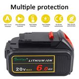 סוללה חליפית נטענת למברגה DEWALT DCB206  20V Max 6.0AH שנה אחריות mydigital