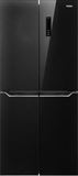 מקרר 4 דלתות מקפיא תחתון 421 ליטר אינוורטר Haier HRF-4494FBR - זכוכית שחורה - אחריות יבואן רשמי ניופאן mydigital