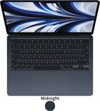 מחשב Apple MacBook Air M2 Chip 8-Core CPU, 8-Core GPU, 256GB SSD Storage, 8GB Unified Memory - צבע Midnight - מקלדת עברית / אנגלית - דגם MLY33HB/A / Z160000QW mydigital